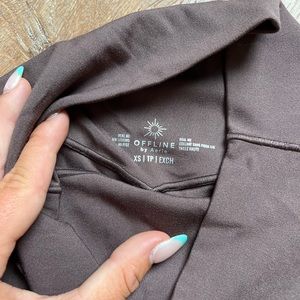 Aerie brown high rise leggings. Size xs